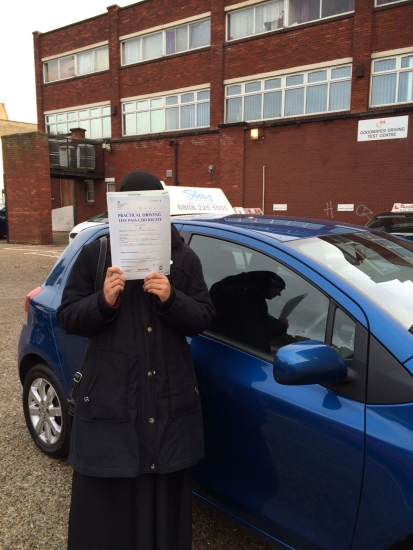 I passed my driving test today with Abida I am very grateful for all her help and encouragement throughout my learner driver journey She was patient and really wanted me to excel in all areas of driving She did not mind repeating things and prompted me whenever I forgot or did not notice something Thank you very much :<br />
<br />

<br />
<br />
Humayra Siddiqi Gants Hill