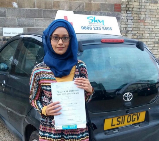 Thank you Mili so much for being a great instructor full of patience repeatedly encouraging me and giving me the confidence to drive I am over the moon to be able to drive Thank you so much<br />
<br />
Selina Begum East London