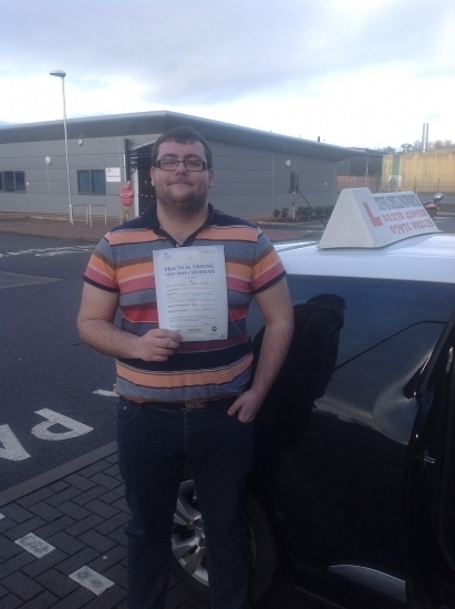 Well done another 1st time pass for Nick hughes