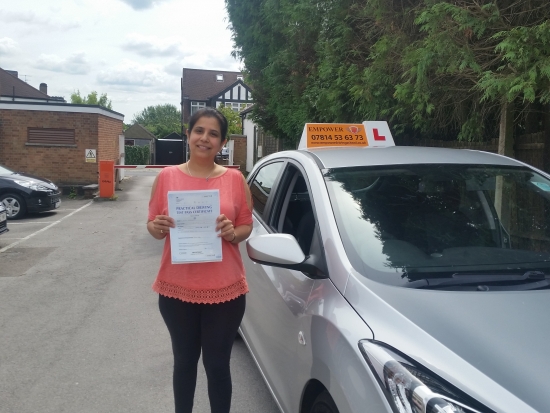 Kal was a good driving instructor He went into depth explaining everything on lessons Canacute;t fault anything on explanation of manoeuvres and how to do them