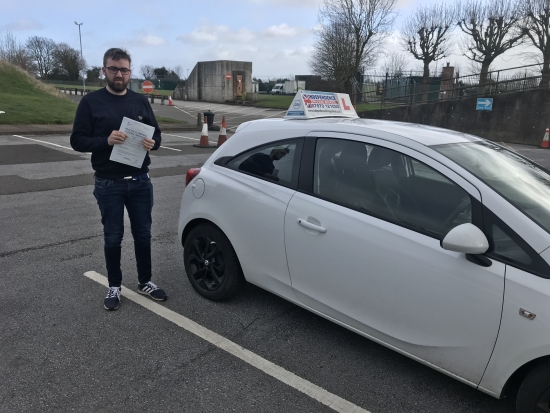 Congratulations David passed at Watnall test centre 13/3/2019