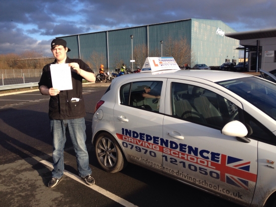Congratulations Josh passed 15012014 3rd time with 3 faults