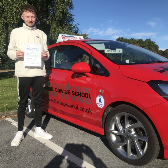 Well done Joshua passed 03/09/2019 at Watnall test centre