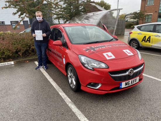 Well done Kyle passed 12/10/2020
