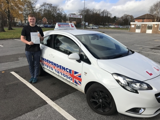 Congratulations Charlie Clarke. <br />
Passed 12/11/2018 at Watnall test centre