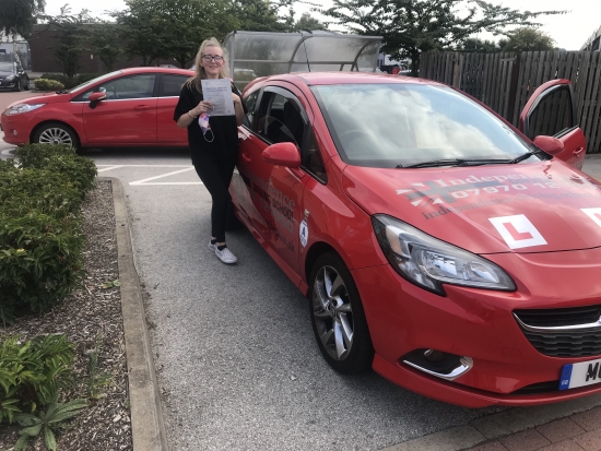 Well done Anna Passed 14 August 2020