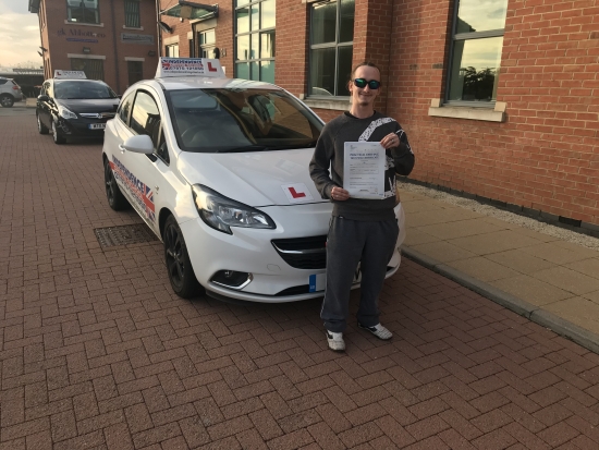 Congratulations passed at Chilwell test centre 14/11/2018 with zero faults