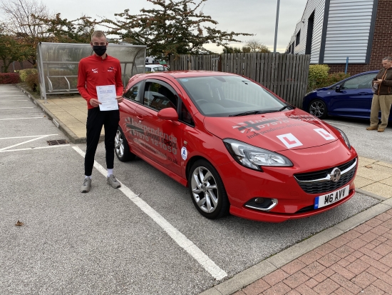 Well done Sam passed 12/10/2020