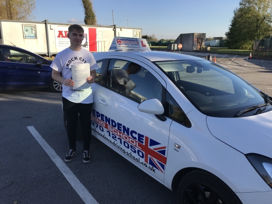Well done George, passed at Watnall test centre
