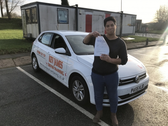 well done Bridie passed 11/12/2019