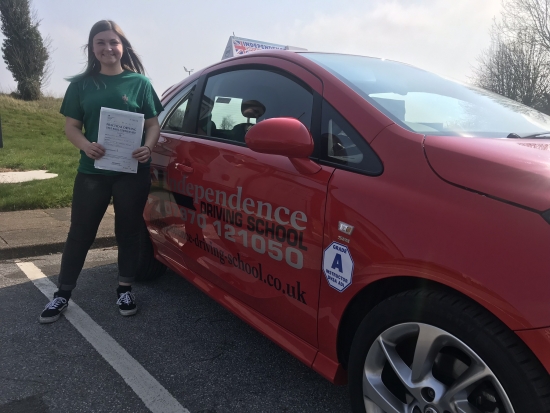 congratulations Emily passed 08/04/2019