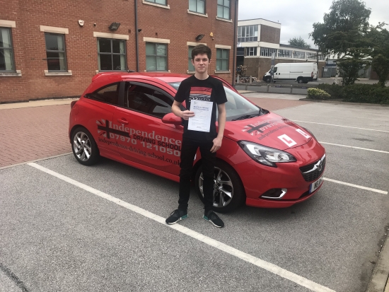 Congratulations Regan passed 27/08/2020