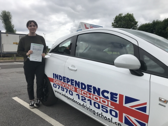 Congratulations Aredee passed 12/06/2018 at Watnall test centre