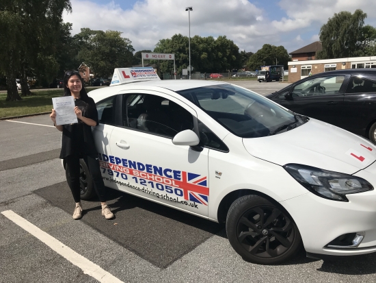 Congratulations Joey passed at Watnall test centre