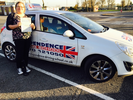 Well done Alex passed 03122014 at Watnall TC with 3 faults 