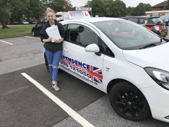 Congratulations Katherine passed 04/09/2018 <br />
At Watnall test centre