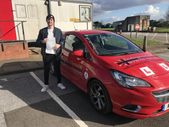 congratulations Alfie. Passed at Watnall test centre 03/03/2020
