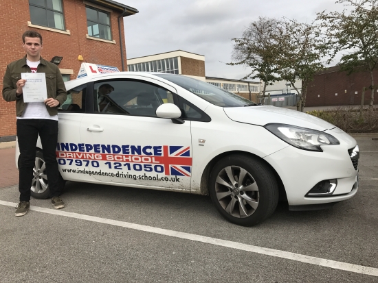 Congratulations George passed 07032017