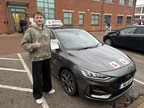 Congratulations passed 01/12/2025