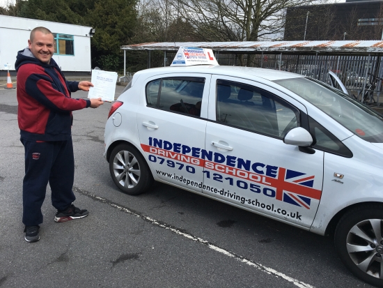 Well done Alex passed 05042016 at Beeston test centre