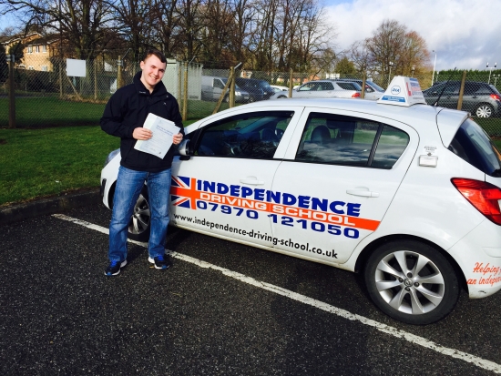 Congratulations Ashley passed 03032015 at Watnall with 2 faults