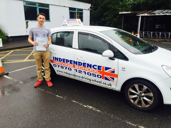 Congratulations Boston passed 14082015 at Beeston test centre