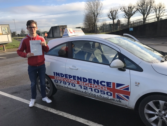 Congratulations Callum passed 19122017<br />
<br />
At Watnall test centre