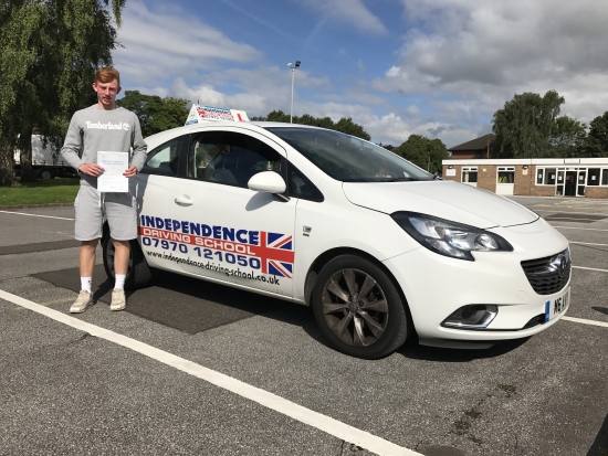 Well done Dan passed at Watnall test centre 10082017