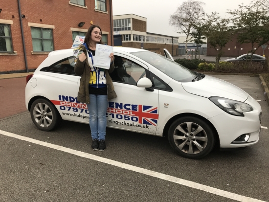 Congratulations Danielle <br />
<br />
Passed at Beeston test centre 31012017