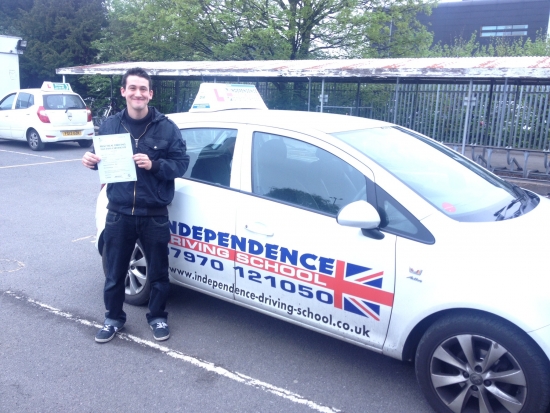 Congratulations Dan passed 01052014 with 2 faults