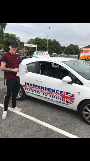 Congratulations Ellis passed at Watnall test centre