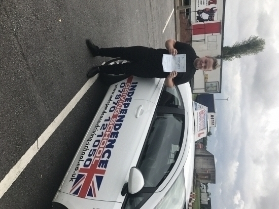 Congratulations George passed at Watnall 04072017