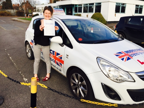 Congratulations Hannah passed 03122014 at Beeston TC with 5 faults 