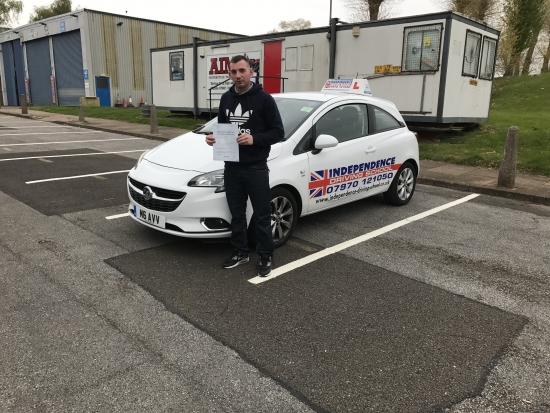 Congratulations Jaimie passed at Watnall test centre <br />
<br />
27042017