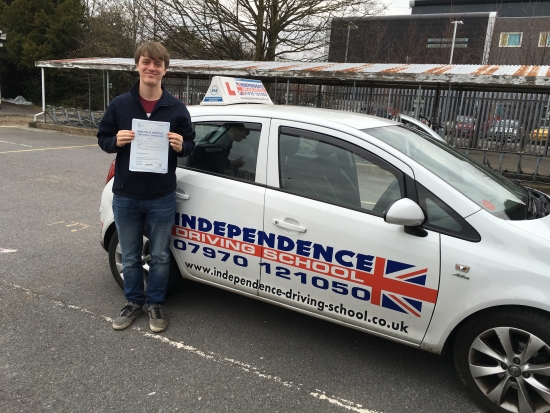 Congratulations Jim passed at Beeston test centre 21032016