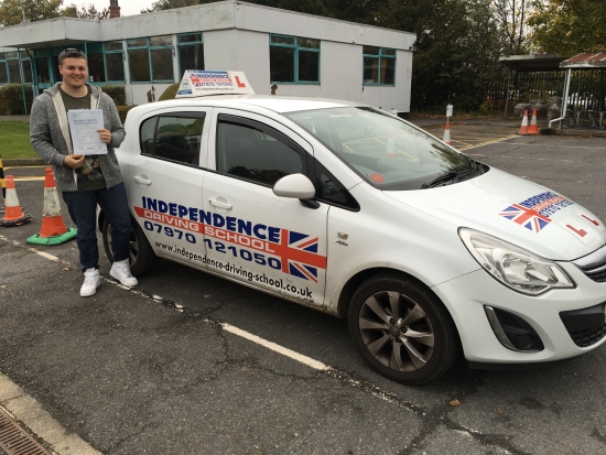 Congratulations Josh passed at Beeston 03112015