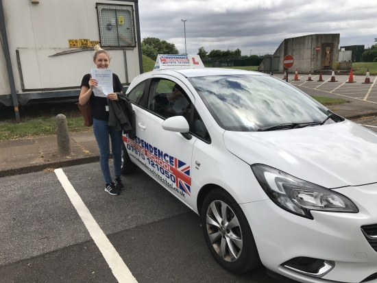 Congratulations Kiera passed 23062017