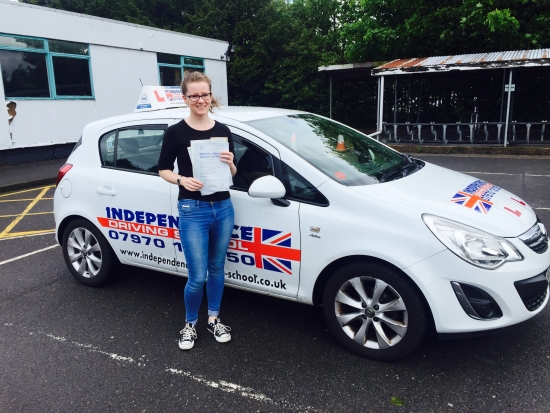 Congratulations Lauren passed at Beeston test centre 02062015