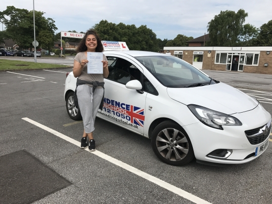 Congratulations Leah passed at Watnall 06072017