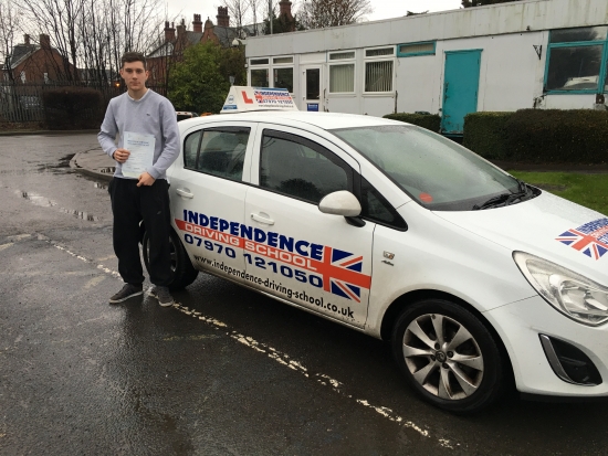 Congratulations Lewis passed at Beeston test centre 22012016