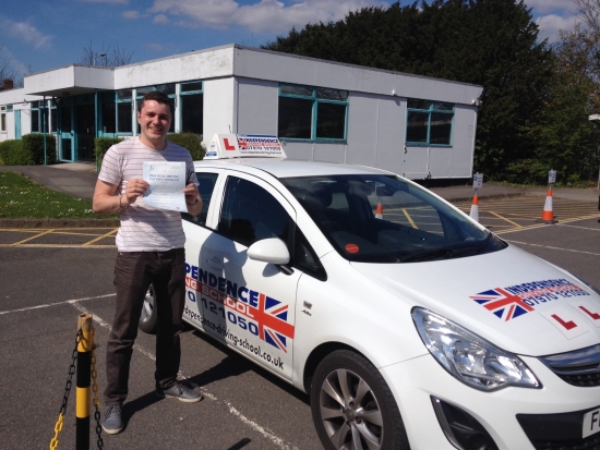 Congratulations Matt passed 11042014 with 5 faults