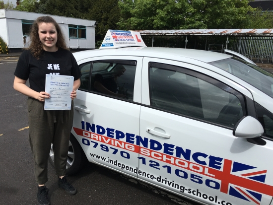 Well done Megan passed at Beeston 18052016