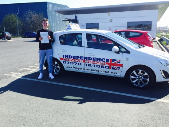 Congratulations Michael passed 18042015 at Colwick test centre with 2 faults