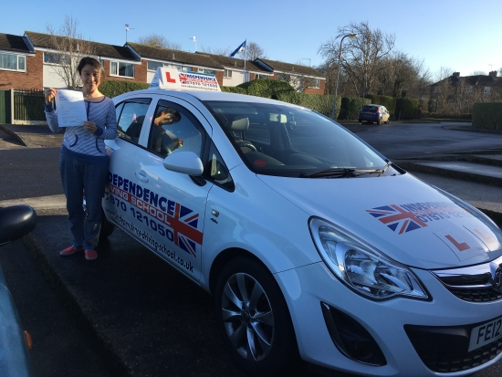 Congratulations Monica passed at Beeston test centre 29122015