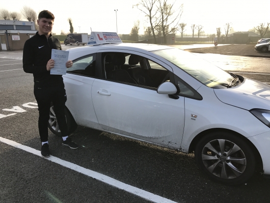 Well done Russel passed 14122016