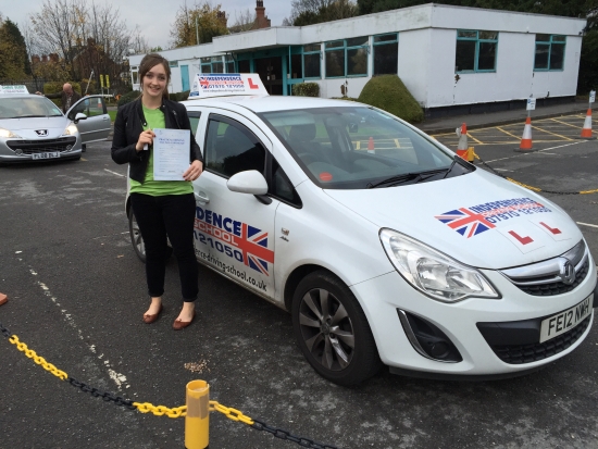 Congratulations Ruth passed 18112014 at Beeston TC with 6 dfs 