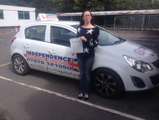 Congratulations Shellie passed at Beeston test centre 28082014 with 3 faults