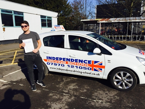 Congratulations Tom passed at Besston 17022015