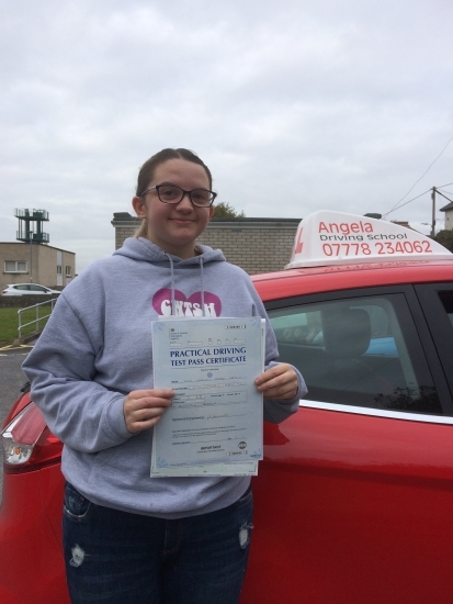 Excellent Driving Instructor <br />
<br />
Very patient and explained things very well, which helped me pass first time and with only 1 minor fault. Angela gave me the confidence to be able to drive, highly recommend