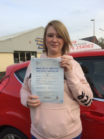 Best Instructor <br />
<br />

<br />
<br />
Only had 5 lessons and passed 1st time and with only 3 minor faults. Angela is so down to earth and makes you feel at ease. Would definitely recommend her to anyone. Thanks again Angela:) x